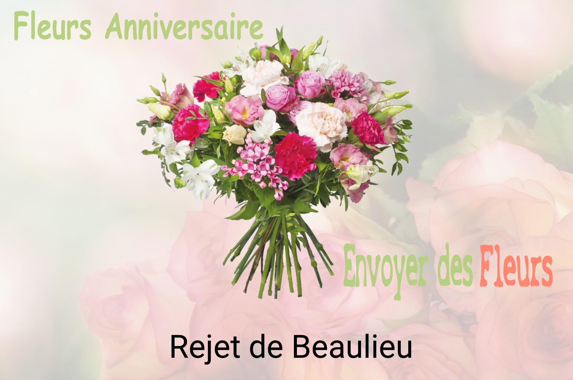 Bouquet de fleurs d’anniversaire livré à Rejet-de-Beaulieu