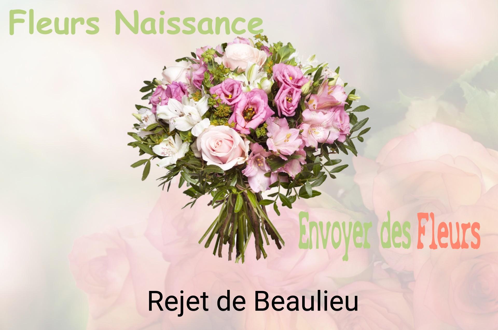 Bouquet de fleurs de naissance livré à Rejet-de-Beaulieu